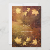 カエデ葉の結婚詳細 (裏面)