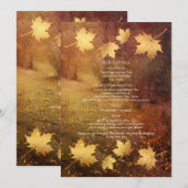 カエデ葉の結婚詳細 (正面/裏面)