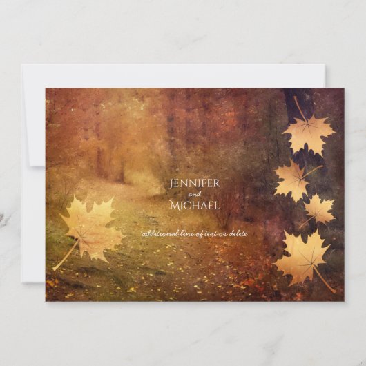 カエデ葉の結婚詳細 (裏面)