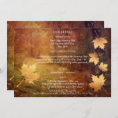 カエデ葉の結婚詳細 (正面/裏面)