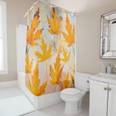 カエデ葉の シャワーカーテン (インサイチュ)