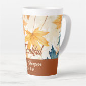 カエデ葉ル感謝祭ブランチディナー カフェラテマグ (右アングル)