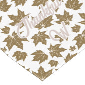 カエデ葉ル感謝祭ブランチディナー ショートテーブルランナー (コーナー)