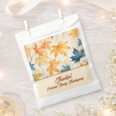 カエデ葉ル感謝祭ブランチディナー フェイバーバッグ (クリップ留めされた状態)