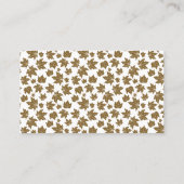 カエデ葉ル感謝祭ブランチディナー プレイスカード (裏面)