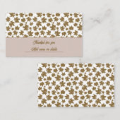 カエデ葉ル感謝祭ブランチディナー プレイスカード (正面/裏面)