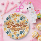 カエデ葉ル感謝祭ブランチディナー ペーパープレート (パーティー)