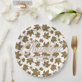 カエデ葉ル感謝祭ブランチディナー ペーパープレート