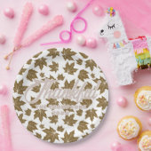 カエデ葉ル感謝祭ブランチディナー ペーパープレート (パーティー)