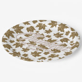 カエデ葉ル感謝祭ブランチディナー ペーパープレート (アングル)