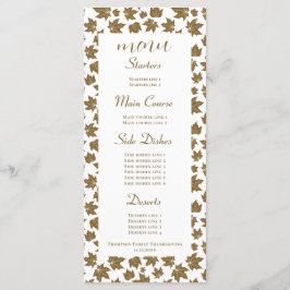 カエデ葉ル感謝祭ブランチディナー メニュー