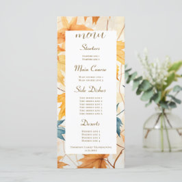 カエデ葉ル感謝祭ブランチディナー メニュー