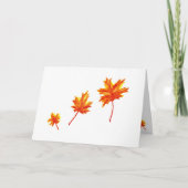 カエデ葉ル「Just Causes」水彩カード カード (正面)