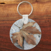 カエデ葉 キーホルダー (正面)