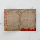 カエデ離れの結婚サンキューカード サンキューカード (内部)