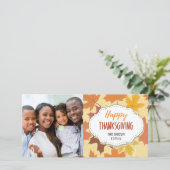 カエデ離れル感謝祭ファミリーフォトカード シーズンカード (スタンド正面)