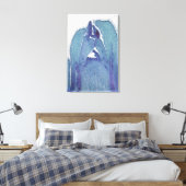 カエデ(Acer)ステムの縦断面がヒントになる キャンバスプリント (インサイチュ (寝室))