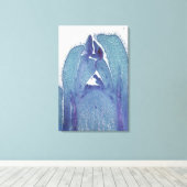 カエデ(Acer)ステムの縦断面がヒントになる キャンバスプリント (インサイチュ (ウッドフロア))