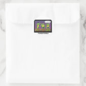 カエルあそび ギフト&Tシャツ ラウンドシール (バッグ)