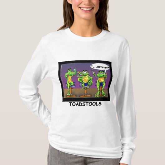 カエルあそび 面白いギフト&Tシャツ Tシャツ (正面)