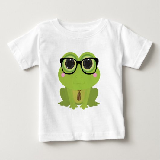 カエルおたく ベビーTシャツ (正面)