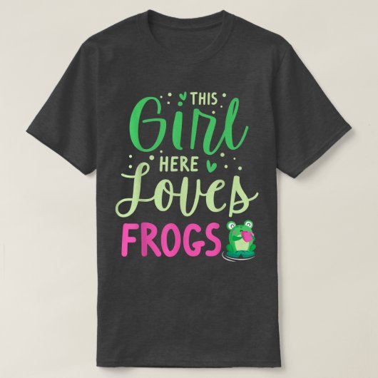 カエルおとぎ話の両生類 Tシャツ (デザイン正面)