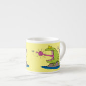 カエルおもしろいとフライ エスプレッソカップ (正面右)