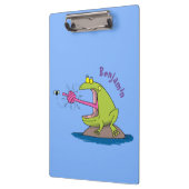 カエルおもしろいとフライ クリップボード (左)