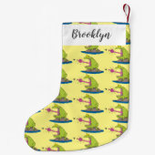 カエルおもしろいとフライ スモールクリスマスストッキング (裏面)
