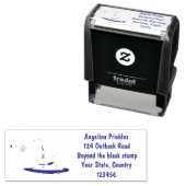 カエルおもしろいとフライ セルフインキングスタンプ (インサイチュ)