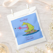 カエルおもしろいとフライ フェイバーバッグ (クリップ留めされた状態)