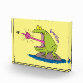 カエルおもしろいとフライ フォトブロック (右)