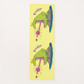 カエルおもしろいとフライ ヨガマット (正面)