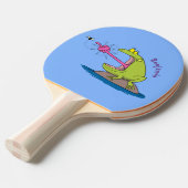 カエルおもしろいとフライ 卓球ラケット (正面アングル)
