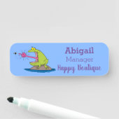 カエルおもしろいとフライ 名札 (インサイチュ)