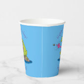 カエルおもしろいとフライ 紙コップ (右)