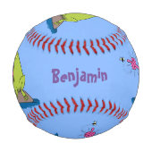 カエルおもしろいとフライ 野球ボール (裏面)