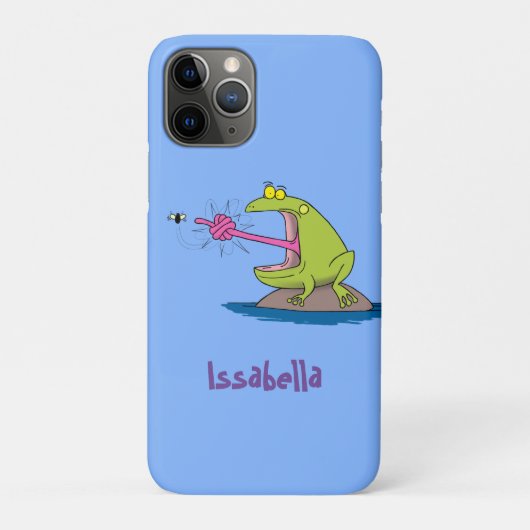 カエルおもしろいとフライ Case-Mate iPhoneケース (裏)