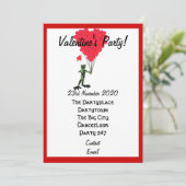 カエルおもしろいのパーティー 招待状 (スタンド正面)