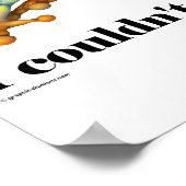 カエルおもしろいの与え漫画できなかった ポスター (角)