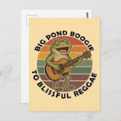 カエルおもしろいの歌 ポストカード (正面/裏面)