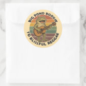 カエルおもしろいの歌 ラウンドシール (バッグ)