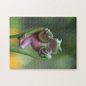 カエルおもしろいの ジグソーパズル (横)