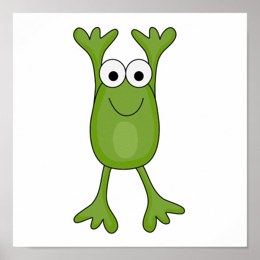 カエルおもしろいガエル ポスター (正面)