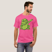 カエルおもしろいダブダビングカエル Tシャツ (正面フル)