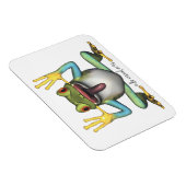 カエルおもしろいプレミアムマグネット マグネット (右側)