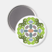 カエルおもしろい曼荼羅 マグネット (正面/裏面)