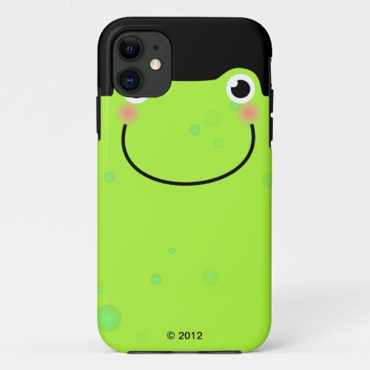 カエルおもしろい顔 Case-Mate iPhoneケース (裏面)