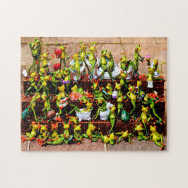 カエルおもしろい類 ジグソーパズル