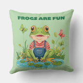カエルおもしろい クッション (裏面)